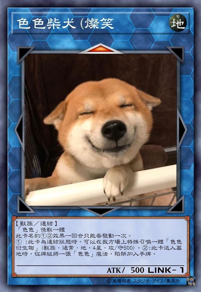 色色柴犬（燦笑