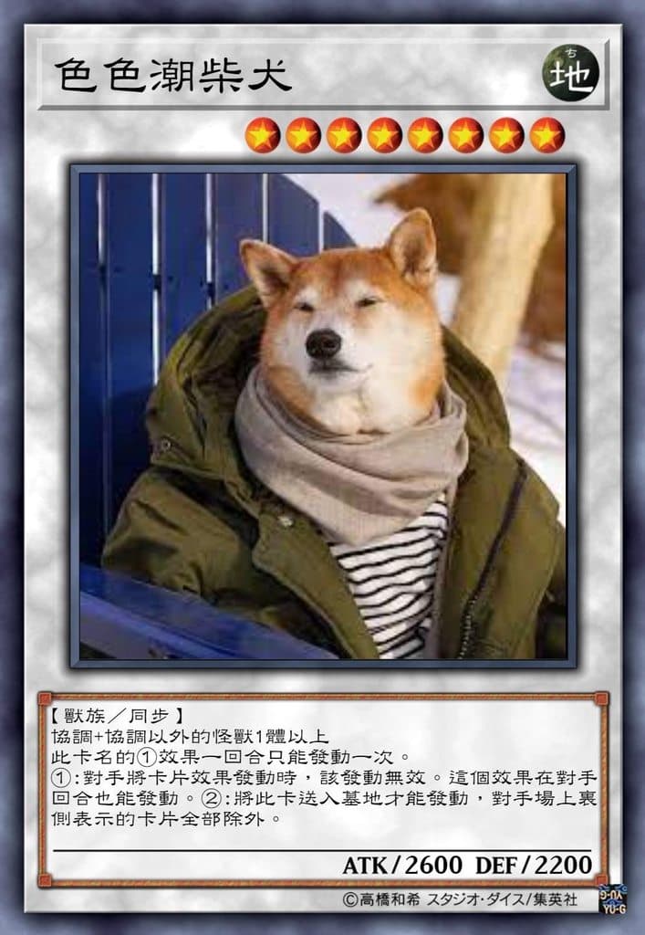 色色潮柴犬